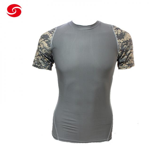 Μακριές μανικιών μπλούζες φρουράς Lycra ορμητικές για Sportwear για το άτομο